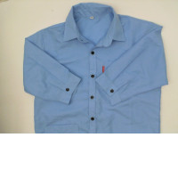 blue collar shirt size M