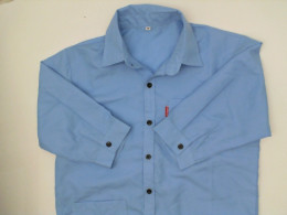 blue collar shirt size M