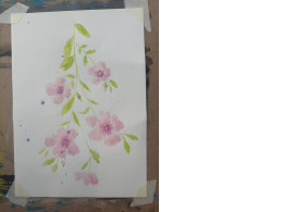 Set of 4 posters with images of plants and flowers. Home decor