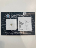 1piece stone Moissanite 1.04 Carats, shape Radiant, Clarity Clean, Color Yellow, Cut Very Good