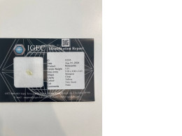 1 piece stone Moissanite 1.01 Carats, shape Marquise, Clarity Clean, Color Yellow, Cut Very Good 9.18 x 4.86 x2.63