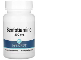Lake Avenue Nutrition, Benfotiamine, 300 mg, 30 Veggie Capsules  