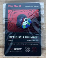 Brooch Kurzgesagt LIMITED EDITION Optimistic Nihilism  
