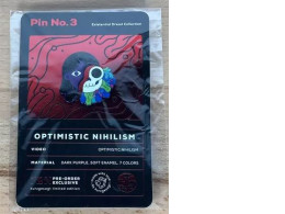 Brooch Kurzgesagt LIMITED EDITION Optimistic Nihilism  