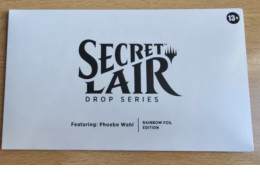 MTG Secret Lair Playing Card Set Featuring: Phoebe Wahl Foil Edition | Sealed box | 2024