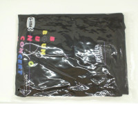 Black  round neck shirt with  pattern