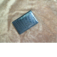 Black leather wallet