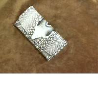 Leather wallet, snake-like