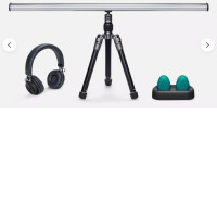 LED Lamp with headphones