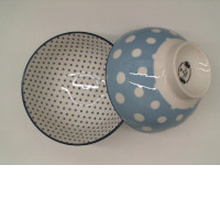 Set of Blue cups and bowls (2pcs/set)