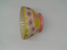 Pink flower pattern cup and bowl