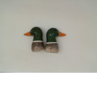 Set of Ceramic duck pepper shaker (2pcs/set)