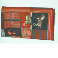 Orange horse print scarf Orange horse print scarf