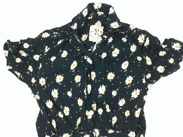 Blue dress with white floral pattern size M Blue dress with white floral pattern size M