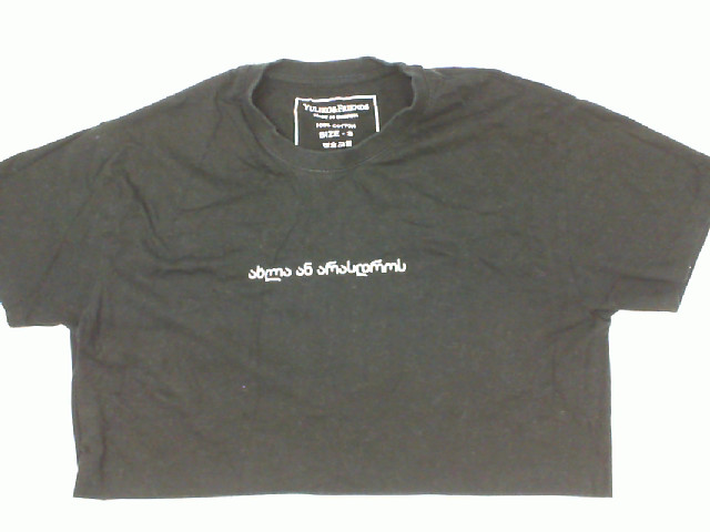 Black round neck shirt size S Black round neck shirt size S