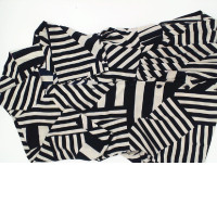 Black and white dress oversize