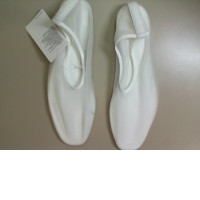 White women's ballet shoes