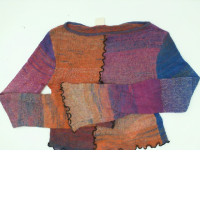 Rainbow long sleeve round neck shirt size M