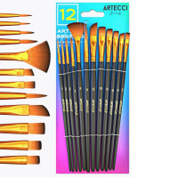 Set of brushes for painting