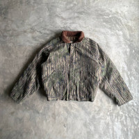 Thick jacket with collar