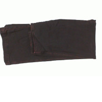 Long black denim skirt size S