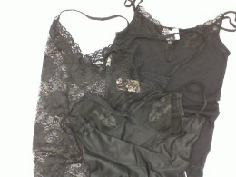 Set of Black lace nightdress  (3pcs/set)