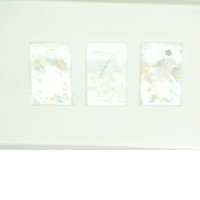 Set of transparent bags with patterns (10 pcs/pack)