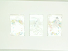 Set of transparent bags with patterns (10 pcs/pack)