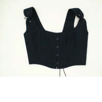 Blue Women's tight tank top