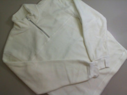 White men's warm sweater, with zipper White men's warm sweater, with zipper