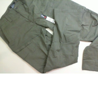 Men's hiking trousers, thick fabric, with pockets, green Men's hiking trousers, thick fabric, with pockets, green
