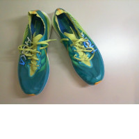 Men's sneakers, bright blue