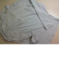 Men's gray sports jacket with zipper