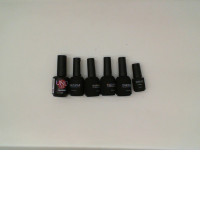 Set of Black nail polish (6pcs/set)