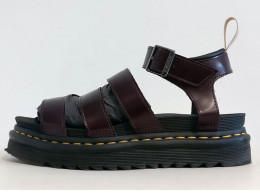 Dr Martens SoftWair burgundy leather sandals, size UK5.5 Dr Martens SoftWair burgundy leather sandals, size UK5.5