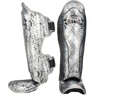 Top King Shin Guards Grey