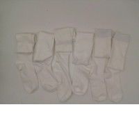 Set of White long socks (6pcs/set)