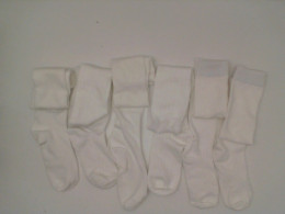 Set of White long socks (6pcs/set)