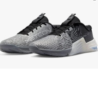 Nike DQ4675-001 DQ4675-001 Metcon 8 AMP Dark Smoke Gray/Smoke Gray/Light Smoke Gray/Black shoes