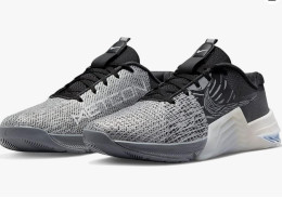 Nike DQ4675-001 DQ4675-001 Metcon 8 AMP Dark Smoke Gray/Smoke Gray/Light Smoke Gray/Black shoes