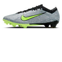 NIKE ZOOM MERCURIAL VAPOR 15 ELITE XXV FG - METALLIC SILVER/VOLT BLACK football shoes