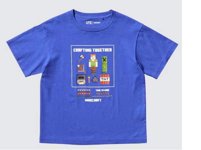 UNIQLO Short sleeve t-shirt MINECRAFT UT UNIQLO Short sleeve t-shirt MINECRAFT UT