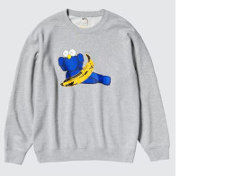 UNIQLO KAWS + Warhol Sweat Long Sleeve Shirt 