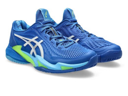 Asics men's tennis shoes Court FF 3 Novak | Tuna Blue/White ( 1041A363-400 )