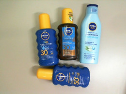 Set from Nivea Sun of 4, cream for children + moisturizing cream after sun + sun cream 50SPF + suntan lotion 30SPF
