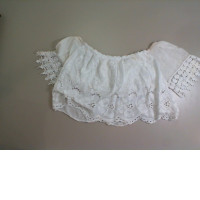 Lace white top