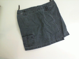 Denim skirt-shorts