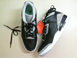 Men's sneakers black, high, size 44