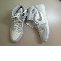 Men's sneakers, gray, high, size 44.5