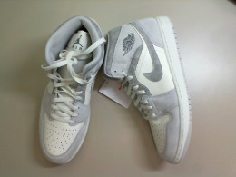 Men's sneakers, gray, high, size 44.5